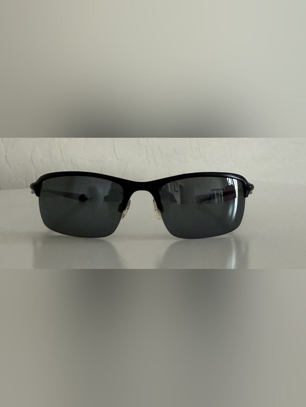 Oakley Wiretap 4071 Black Frame Polarized Sunglasses